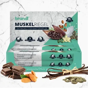 Produkte 99 Brandl Nutrition Muskelriegel Vanille-Schoko – 12 Riegel