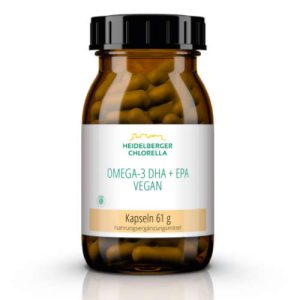 Produkte 117 Heidelberger Chlorella Omega-3 DHA + EPA vegan Kapseln