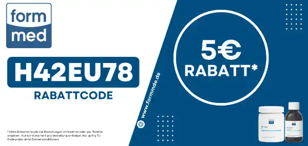 Formmed Gutscheincode "H42EU7F8"