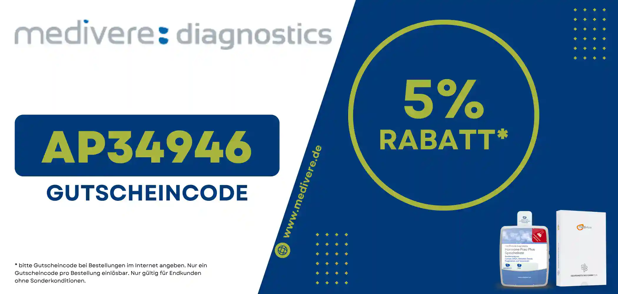 Medivere Gutscheincode "AP24946" Erfahrungen