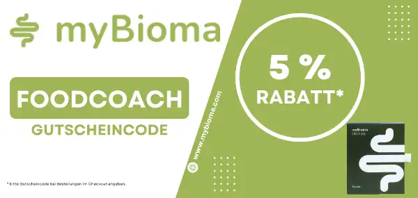 mybioma Gutscheincode Foodcoach 5% Rabatt