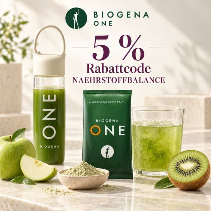 Biogena One Rabattcode NAEHRSTOFFBALANCE