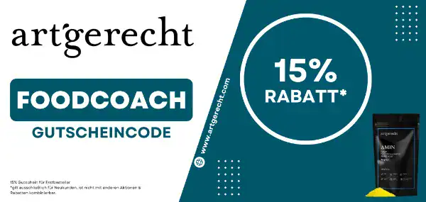 Artgerecht Gutscheincode FOODCOACH 15% sparen