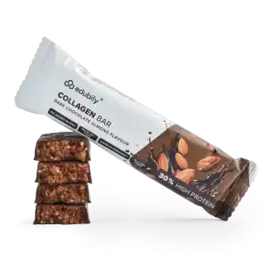 Produkte 20 Edubily Collagen Bar Dark Chocolate Almond