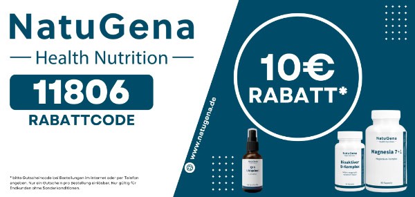 Natugena Rabattcode "11806" 10 Euro sparen