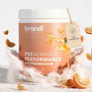 Produkte 126 Brandl Nutrition PreWorkout Performance – ohne Koffein – 500 g